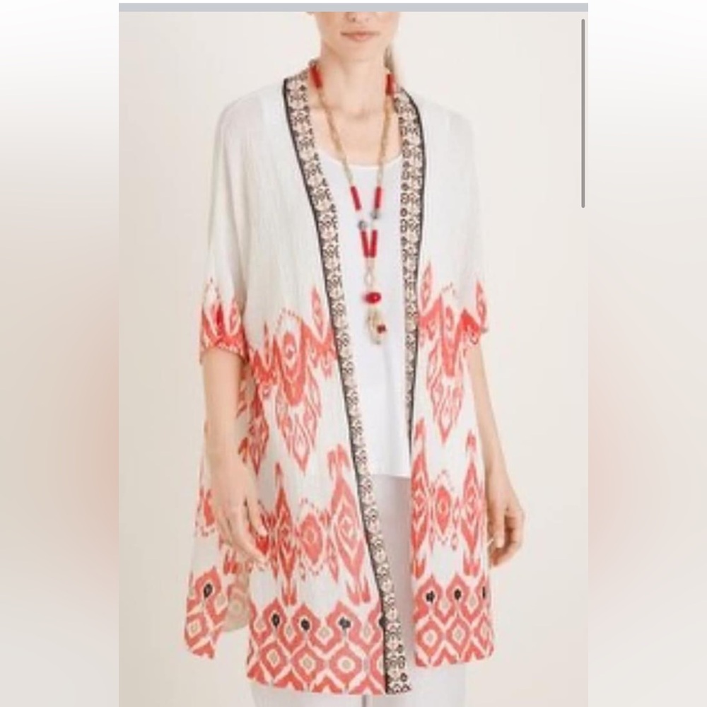 Chico’s Tribal Print Kimono, Size 2